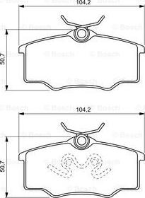 BOSCH 0 986 494 389 - Jarrupala, levyjarru inparts.fi