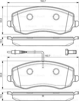 BOSCH 0 986 494 385 - Jarrupala, levyjarru inparts.fi