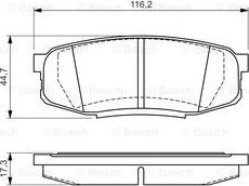 BOSCH 0 986 494 380 - Jarrupala, levyjarru inparts.fi