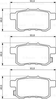 BOSCH 0 986 494 338 - Jarrupala, levyjarru inparts.fi