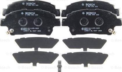 BOSCH 0 986 494 333 - Jarrupala, levyjarru inparts.fi