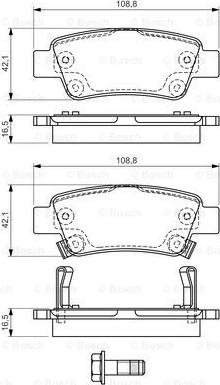 BOSCH 0 986 494 329 - Jarrupala, levyjarru inparts.fi