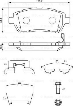 BOSCH 0 986 494 320 - Jarrupala, levyjarru inparts.fi