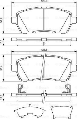 BOSCH 0 986 494 321 - Jarrupala, levyjarru inparts.fi