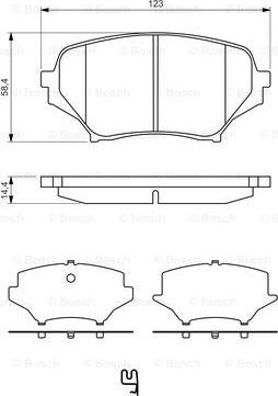 BOSCH 0 986 494 322 - Jarrupala, levyjarru inparts.fi