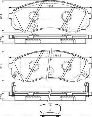 BOSCH 0 986 494 377 - Jarrupala, levyjarru inparts.fi