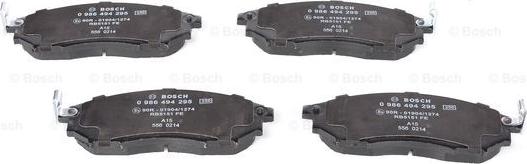 BOSCH 0 986 494 295 - Jarrupala, levyjarru inparts.fi