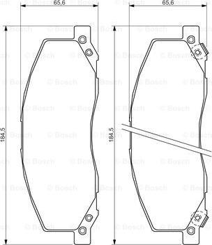 BOSCH 0 986 494 298 - Jarrupala, levyjarru inparts.fi