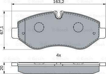 BOSCH 0 986 494 293 - Jarrupala, levyjarru inparts.fi