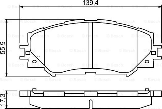 BOSCH 0 986 494 240 - Jarrupala, levyjarru inparts.fi