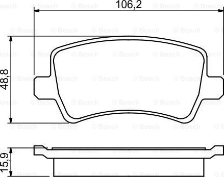 BOSCH 0 986 494 248 - Jarrupala, levyjarru inparts.fi