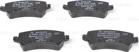 BOSCH 0 986 494 248 - Jarrupala, levyjarru inparts.fi