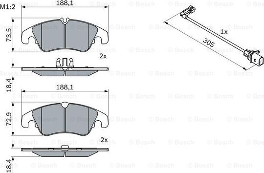 BOSCH 0 986 494 259 - Jarrupala, levyjarru inparts.fi