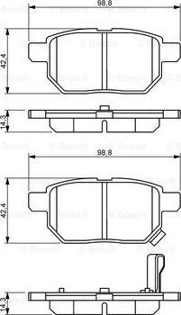 BOSCH 0 986 494 255 - Jarrupala, levyjarru inparts.fi