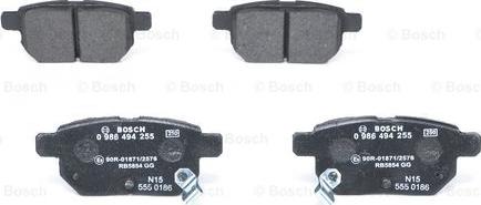 BOSCH 0 986 494 255 - Jarrupala, levyjarru inparts.fi