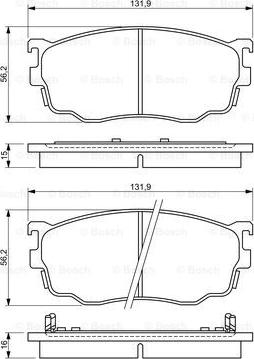 BOSCH 0 986 494 258 - Jarrupala, levyjarru inparts.fi