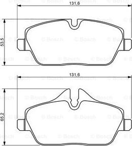 BOSCH 0 986 494 264 - Jarrupala, levyjarru inparts.fi