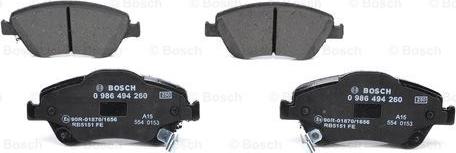 BOSCH 0 986 494 260 - Jarrupala, levyjarru inparts.fi