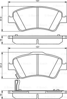 BOSCH 0 986 494 260 - Jarrupala, levyjarru inparts.fi