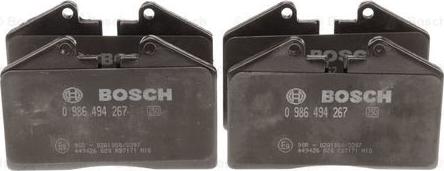 BOSCH 0 986 494 267 - Jarrupala, levyjarru inparts.fi