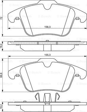 BOSCH 0 986 494 209 - Jarrupala, levyjarru inparts.fi