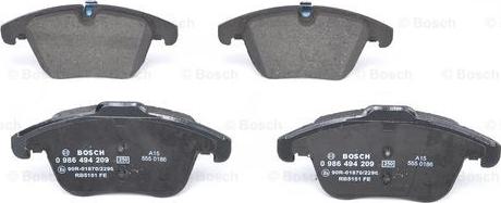 BOSCH 0 986 494 209 - Jarrupala, levyjarru inparts.fi