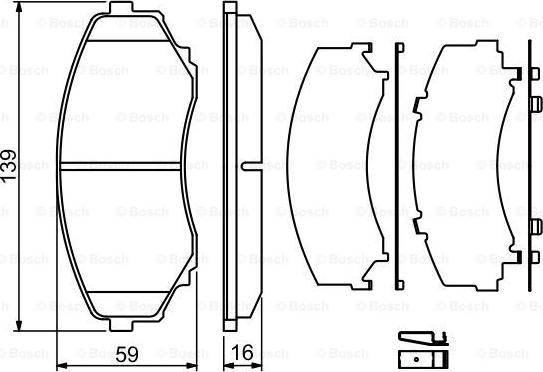 BOSCH 0 986 494 204 - Jarrupala, levyjarru inparts.fi