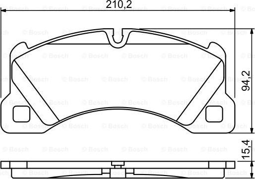 BOSCH 0 986 494 206 - Jarrupala, levyjarru inparts.fi