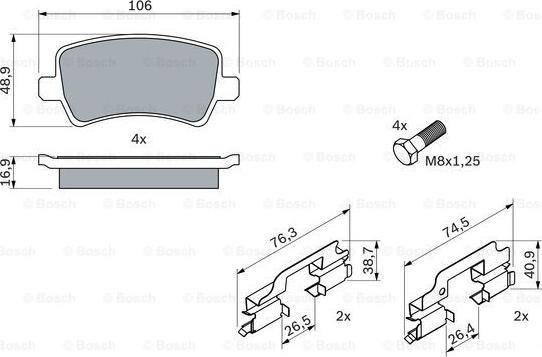 BOSCH 0 986 494 213 - Jarrupala, levyjarru inparts.fi