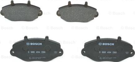 BOSCH 0 986 494 289 - Jarrupala, levyjarru inparts.fi