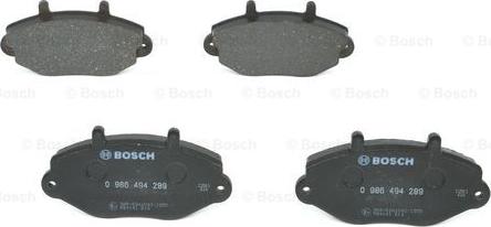 BOSCH 0 986 494 289 - Jarrupala, levyjarru inparts.fi