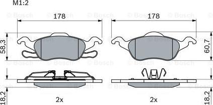 BOSCH 0 986 494 284 - Jarrupala, levyjarru inparts.fi