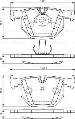 BOSCH 0 986 494 286 - Jarrupala, levyjarru inparts.fi