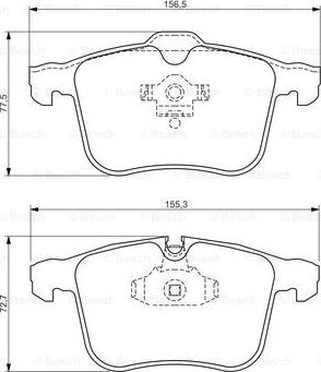 BOSCH 0 986 494 280 - Jarrupala, levyjarru inparts.fi