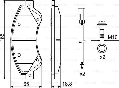 BOSCH 0 986 494 236 - Jarrupala, levyjarru inparts.fi