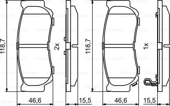 BOSCH 0 986 494 230 - Jarrupala, levyjarru inparts.fi