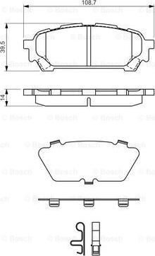 BOSCH 0 986 494 232 - Jarrupala, levyjarru inparts.fi