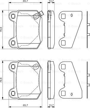 BOSCH 0 986 494 229 - Jarrupala, levyjarru inparts.fi