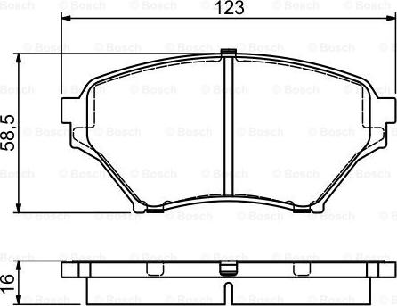 BOSCH 0 986 494 225 - Jarrupala, levyjarru inparts.fi