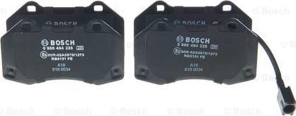 BOSCH 0 986 494 228 - Jarrupala, levyjarru inparts.fi