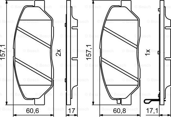 BOSCH 0 986 494 227 - Jarrupala, levyjarru inparts.fi