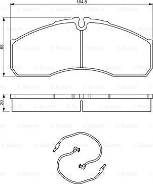 BOSCH 0 986 494 273 - Jarrupala, levyjarru inparts.fi