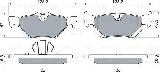 BOSCH 0 986 494 272 - Jarrupala, levyjarru inparts.fi