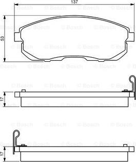 BOSCH 0 986 494 277 - Jarrupala, levyjarru inparts.fi