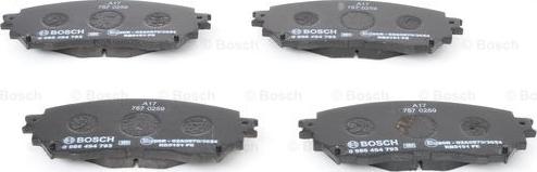 BOSCH 0 986 494 793 - Jarrupala, levyjarru inparts.fi