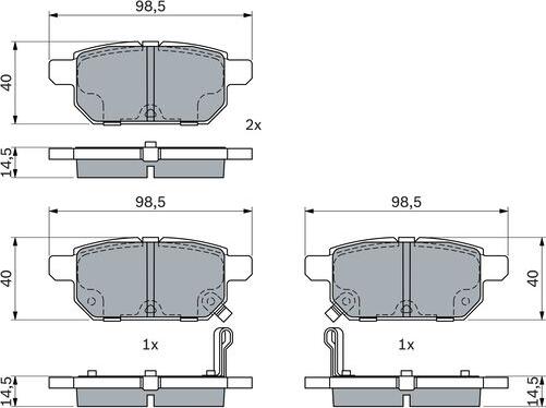 BOSCH 0 986 494 748 - Jarrupala, levyjarru inparts.fi