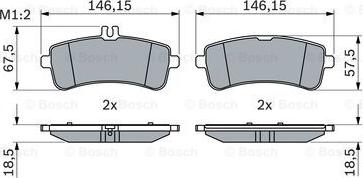 BOSCH 0 986 494 764 - Jarrupala, levyjarru inparts.fi