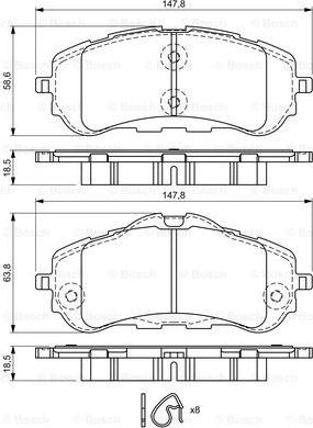 BOSCH 0 986 494 714 - Jarrupala, levyjarru inparts.fi