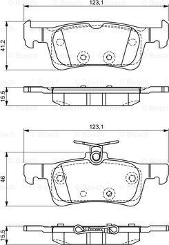 BOSCH 0 986 494 715 - Jarrupala, levyjarru inparts.fi