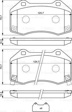 BOSCH 0 986 494 718 - Jarrupala, levyjarru inparts.fi